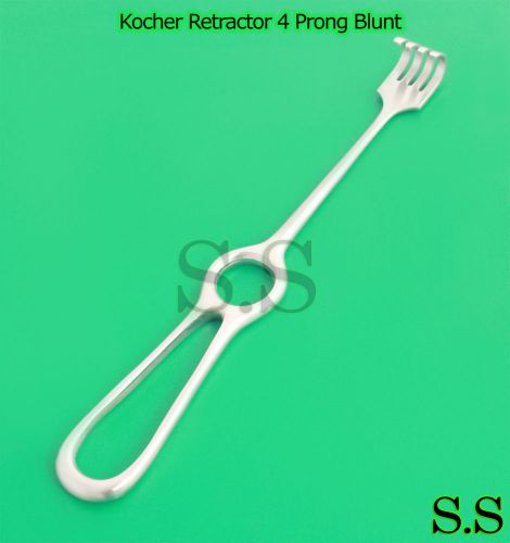 Kocher Retractor 4 Prong Blunt 22Cm Surgical Instruments