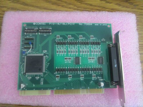 Contec Model: PIO-16/16L  (PC) V.  Isolated Digital I/O PCI Board  &lt;