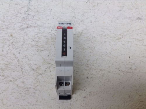 ABB E233-12/48 Operating Time Meter 12-48 VDC E2331248