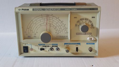 Protek signal generator B-813 (100KHz - 150MHz) NOT TESTED NO ADAPTER