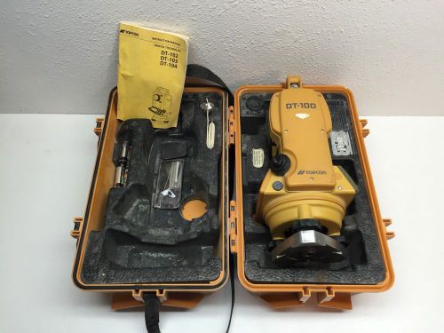 Topcon DT-104 Digital Theodolite DT-100 Series Survey Level Scope Surveyor Tool