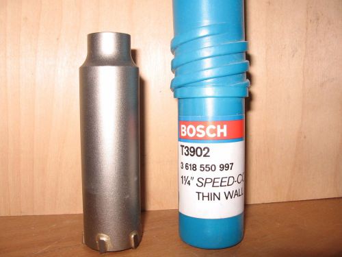 Concrete core bit speed-core thin wall bosch sds-plus 1-1/4&#034; for sale