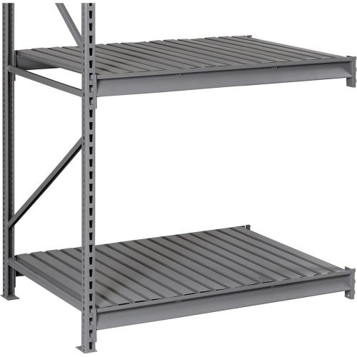 Tennsco Bulk Storage Rack Add-On 72inWx48inDx96inH Steel Decking BU-724896CAMG