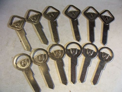 7 SET OLD  VINTAGE FORD    ILCO 1952 - 1957  KEY BLANK  UNCUT   LOCKSMITH