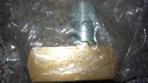 NEW PARKER F1200B FLOW CONTROL VALVE 2000PSI 138 BAR MAX 25GPM 95LPM 3/4&#034; NPT