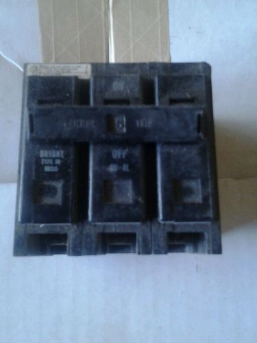 Westinghouse Bryant 3 Pole 15A Circuit Breakers CTL 240V  H161
