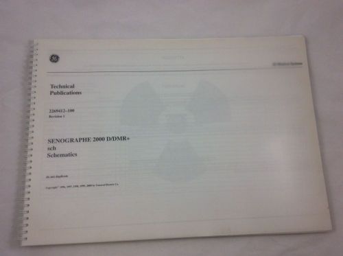 GE Medical Systems Senographe 2000 D/DMR+ SCH Schematics 2269412-100 Rev1