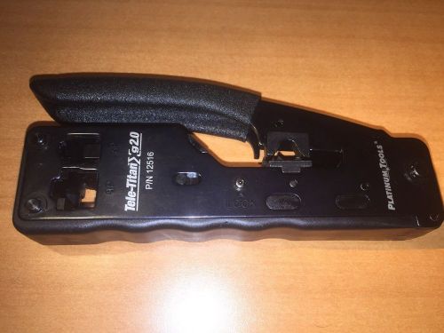 Tele-Titan 12516 xg 2.0 CAT6A/10Gig Crimp Tool   Brand New