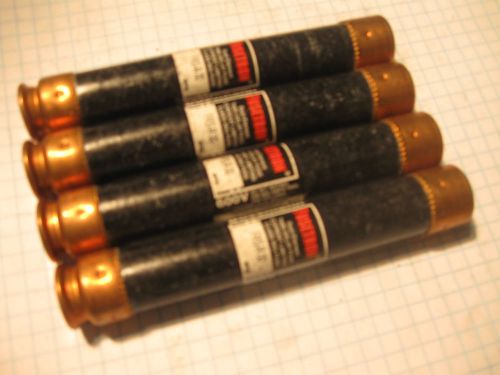 4 pcs frs-r-30 fuses 30a, 600vac bussmann td class rk5 cur lim (112) for sale