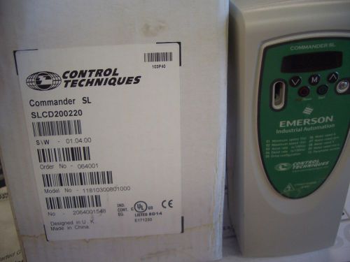 Emerson Commander SL SLCD200220 Motor Speed control