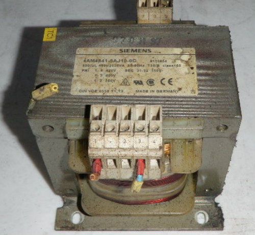 Siemens CNC Control Transformer 4AM4841-5AJ10-0C_4AM4841-5AJ10-OC_4AM48415AJ100C