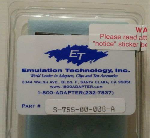 Emulation technologies s-tss-00-008-a test, burn-in or programming socket for sale