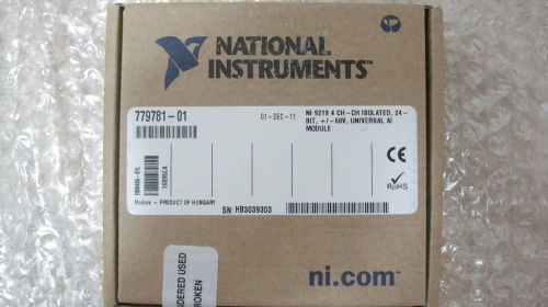 New Sealed NI 9219