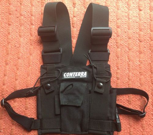 Conterra technical systems adjustable chest radio harness 3 compartment for sale