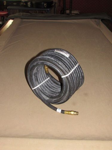 Bullard Rubber Sand Blast Air Hose 200 PSI 21/32 OD  Brass Fittings 65 Ft U.S.A