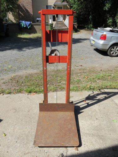 WESCO LIFT HAND TRUCK / CART  TABLE LEE WESCO  DIE TABLE PRESTO