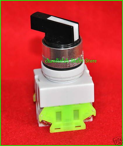 1x New HQ 3 Positions Selector Switch 10A 660VAC NO+NO #98011