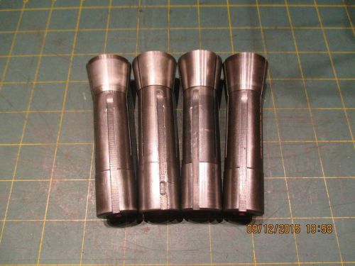 MACHINIST TOOLS * 4 HARDINGE R8 COLLETS