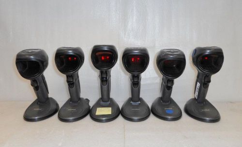 *AS-IS* Lot of 6 Motorola Symbol DS9808 RFID Reader/ Bar Code 2D Imager Scanner