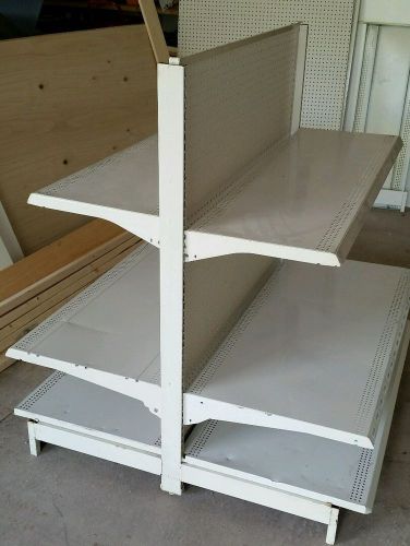 Used Aisle Gondola Shelving