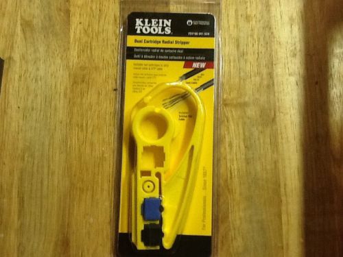 Klein dual cartridge radial stripper VDV100-801-SEN RG6 rg59 rg6 twisted pair