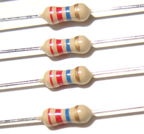 20 pcs 22M ohm 1/4W 5% carbon Film Resistors.