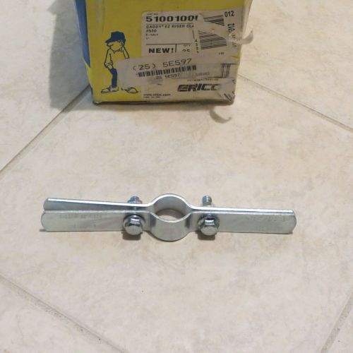 Erico Caddy 5100100EG EZ Riser #510 Riser Clamp 1&#034; Electrogalvanized Box of 25