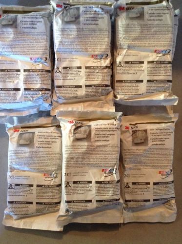 3m 6006 cartridges multi gas vapor lot of 10 pairs sealed for 6000/7000 series for sale