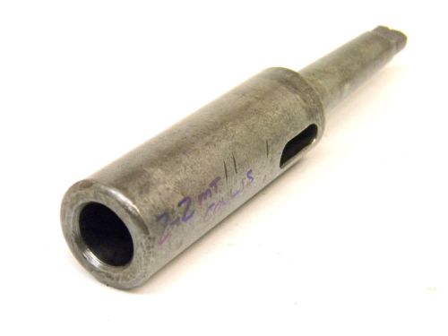 Well used collis morse taper adapter mt2-socket x mt2-shank mta for sale