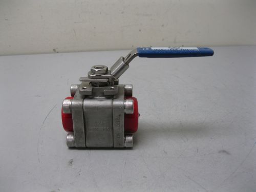 3/4&#034; milwaukee 2000# wog socket end ss ball valve 35ss0f new l14 (1836) for sale