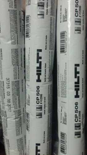 New 3 TUBES HILTI CP 506 SMOKE ACOUSTIC SEALENT CAULKING GRAY 19.6 oz 412590