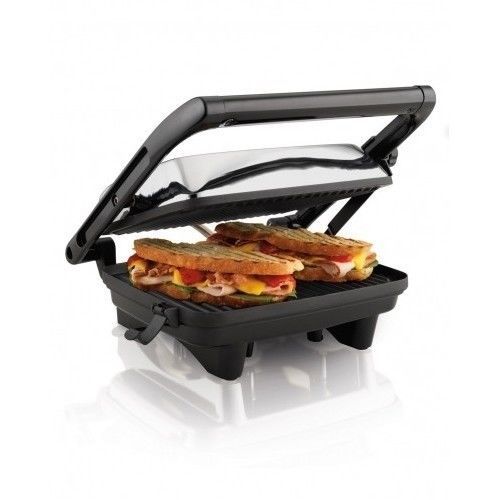 Panini Sandwich Maker Press Grill Nonstick Indoor Counter Top Kitchen Dorm Toast