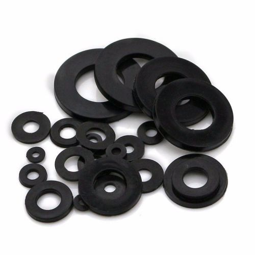 M2-M20 Nylon Flat Washer Plastic Washer Nylon Insulation Gasket Black