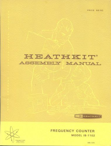 Heathkit IB-1102 Frequency Counter Manual - Original