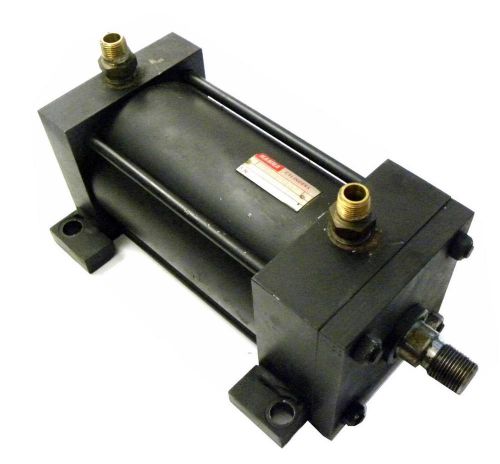 HANNA PNEUMATIC CYLINDER 4&#034; BORE 5&#034; STROKE MS23NCC4.00 5.00 FIM1G