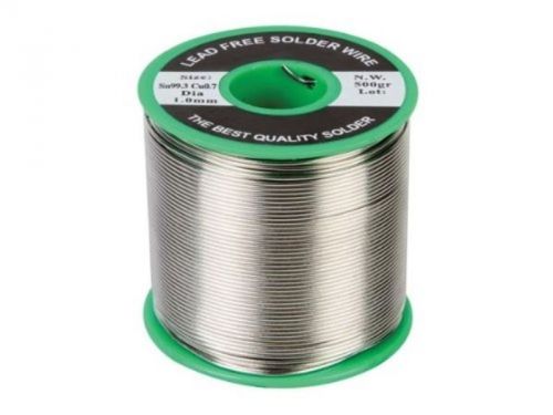 Velleman LEAD-FREE SOLDER Sn 99.3% - Cu 0.7% 0.04&#034; 1.10lbs. SOLD500GLF NEW