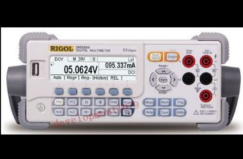 New rigol dm3058e bench type digital multimeter true rms, 5  1/2  digit for sale