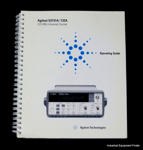 Agilent 53131A/132A 225 MHz Universal Counter Operating Guide 53131-90055