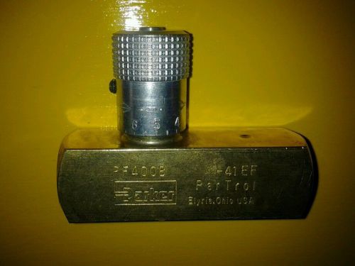 Parker Flow Valve - PF400B  1/4&#034; NPT