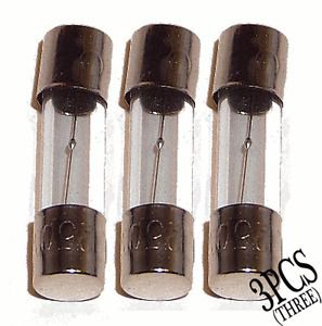 3 Pcs 250V 3A 3Amp Slo Blo Glass Fuses Tubes 5x20mm SLOW BLOW 5mm USA SELLER