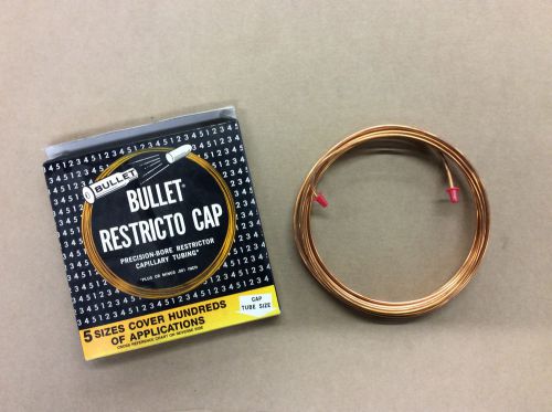 Bullet Restricto Cap Size BC4 * .125 O.D. x .064 I.D. 12 FT. COIL