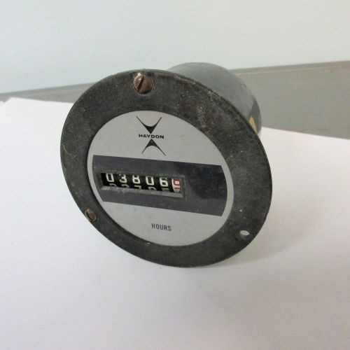 HAYDON Model EN 35 : Hours Counter / Gauge : Used : for 120V