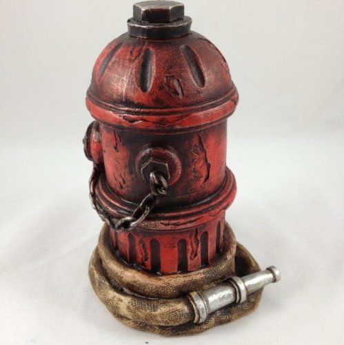 Fire hydrant bank firefighter helmet fireman fire hose man cave for sale