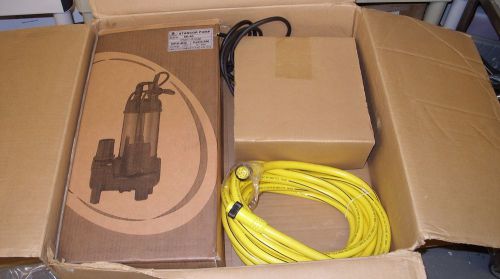 Stancor submersible vortex sump pump w/ oil minder se-40 *new* for sale