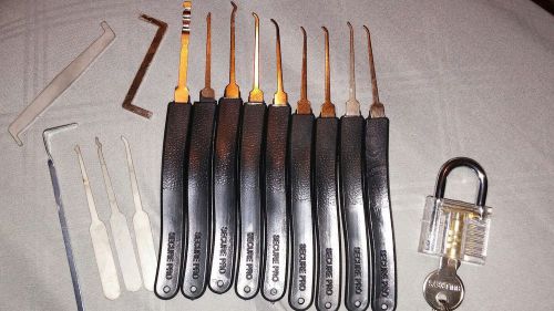 15 pice lock picking set..