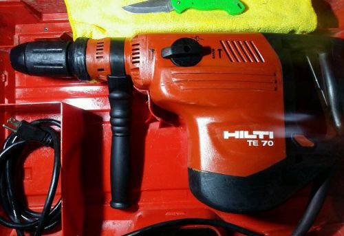 Hilti te 70 hammer drill, excellent condition,free extras-fast ship! for sale