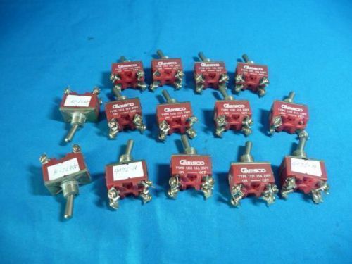 Lot 7pcs Camsco 1221 15A 250V Toggle Switch