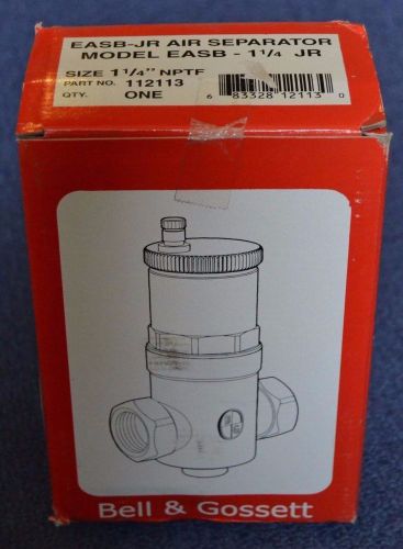 Bell &amp; gossett 112113 easb - 1 jr, 1 1/4&#034; nptf, easb-jr air separator, new! for sale