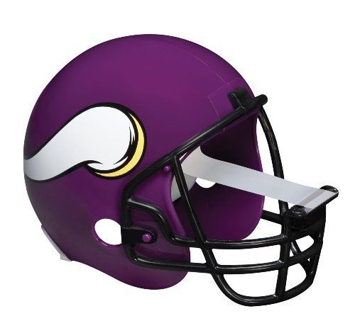 Scotch magic tape dispenser, minnesota vikings football helmet with 1 roll of for sale