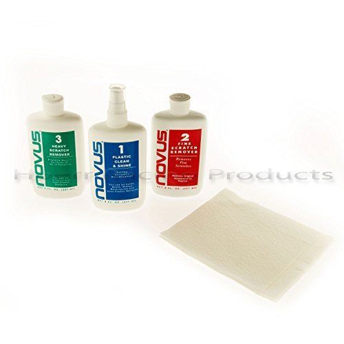 Plastic polish  Novus set of each 8 oz size